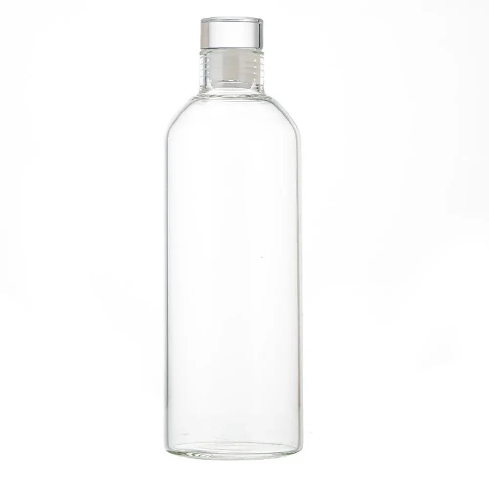 Glass Water Bottle with Leak-Proof Lid – Reusable Eco-Friendly Bottle