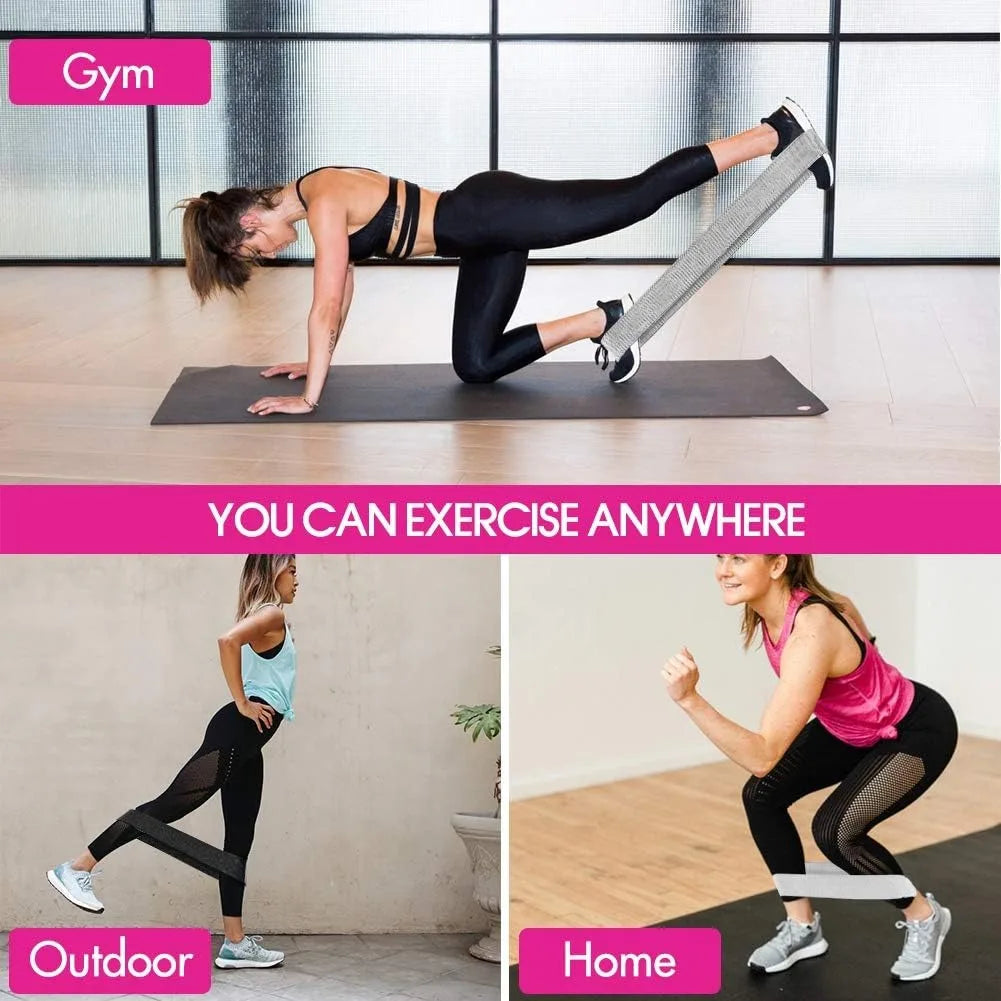 Fabric Resistance Bands – Booty Loop Bands for Legs & Glutes