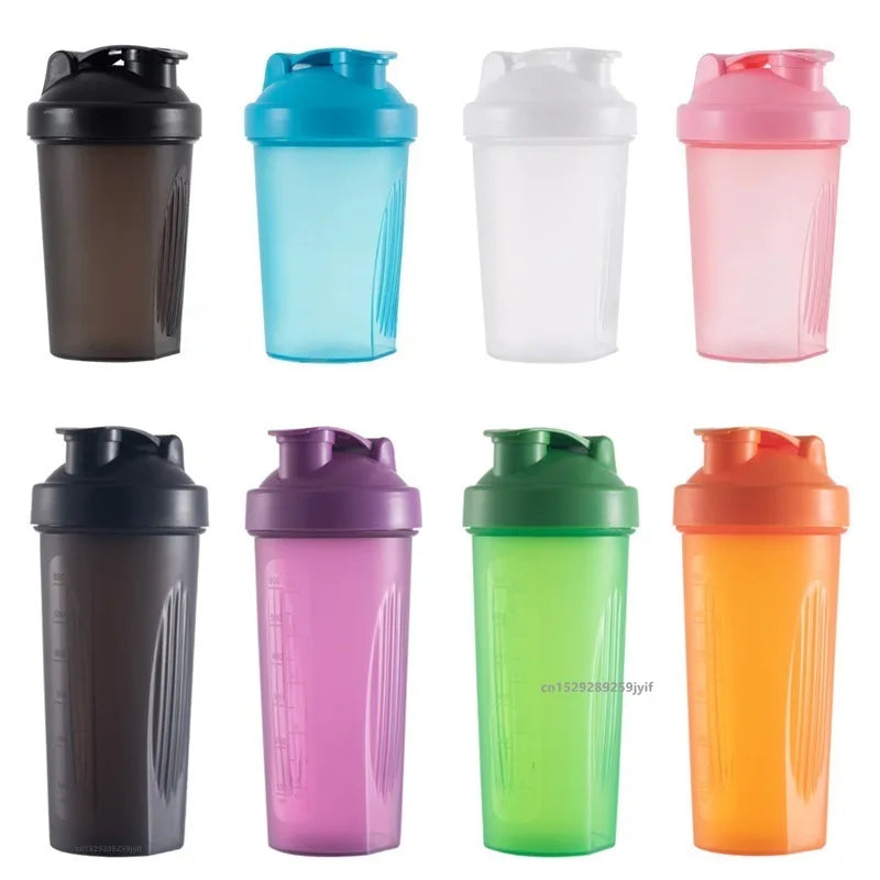 400ml/600ml Protein Shaker Bottle with Whisk Ball