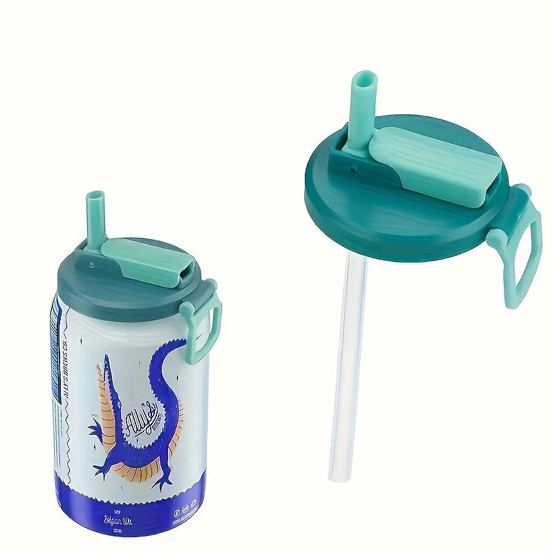 Reusable Can Lid with Straw