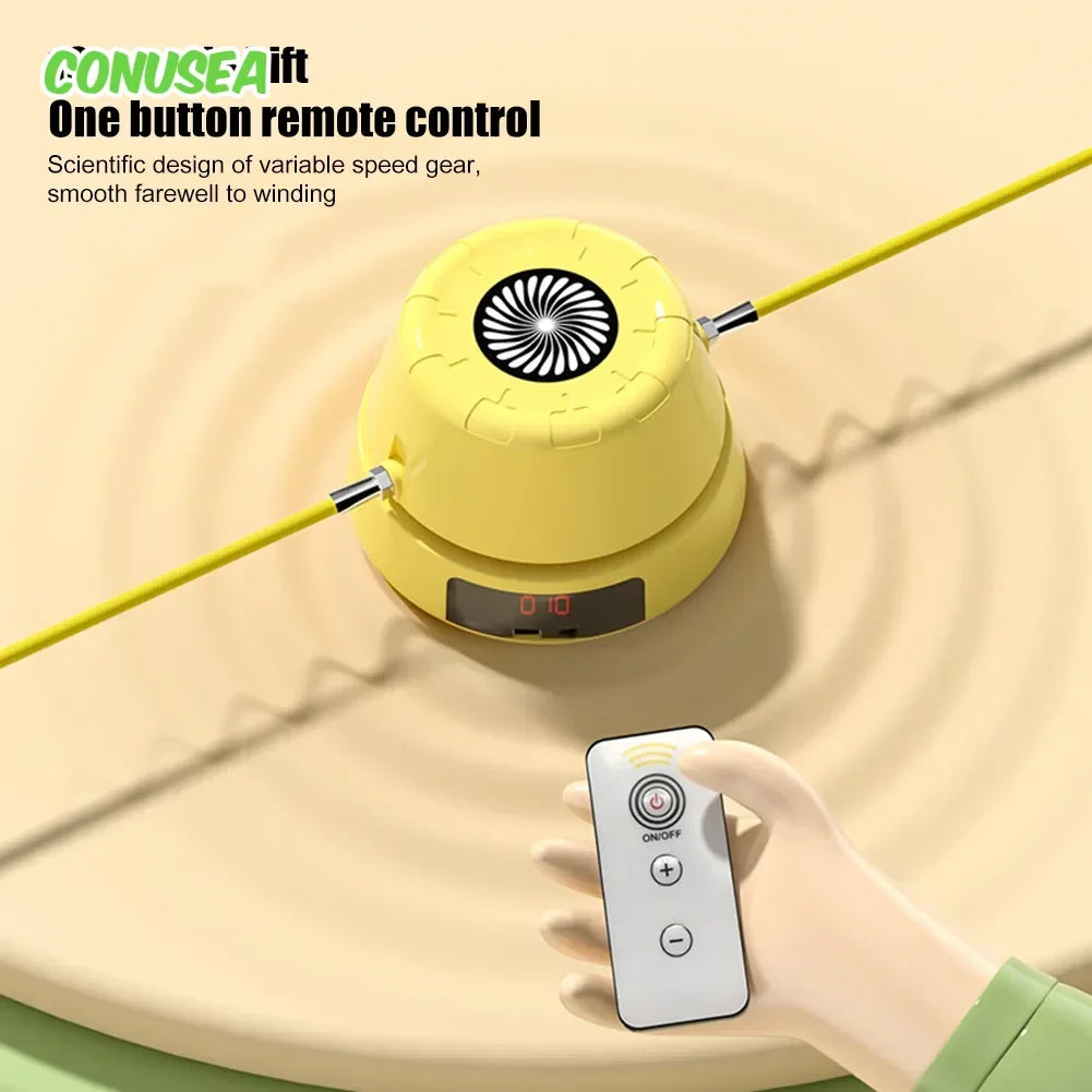 Electric Jump Rope Machine – Remote Control with Counter
