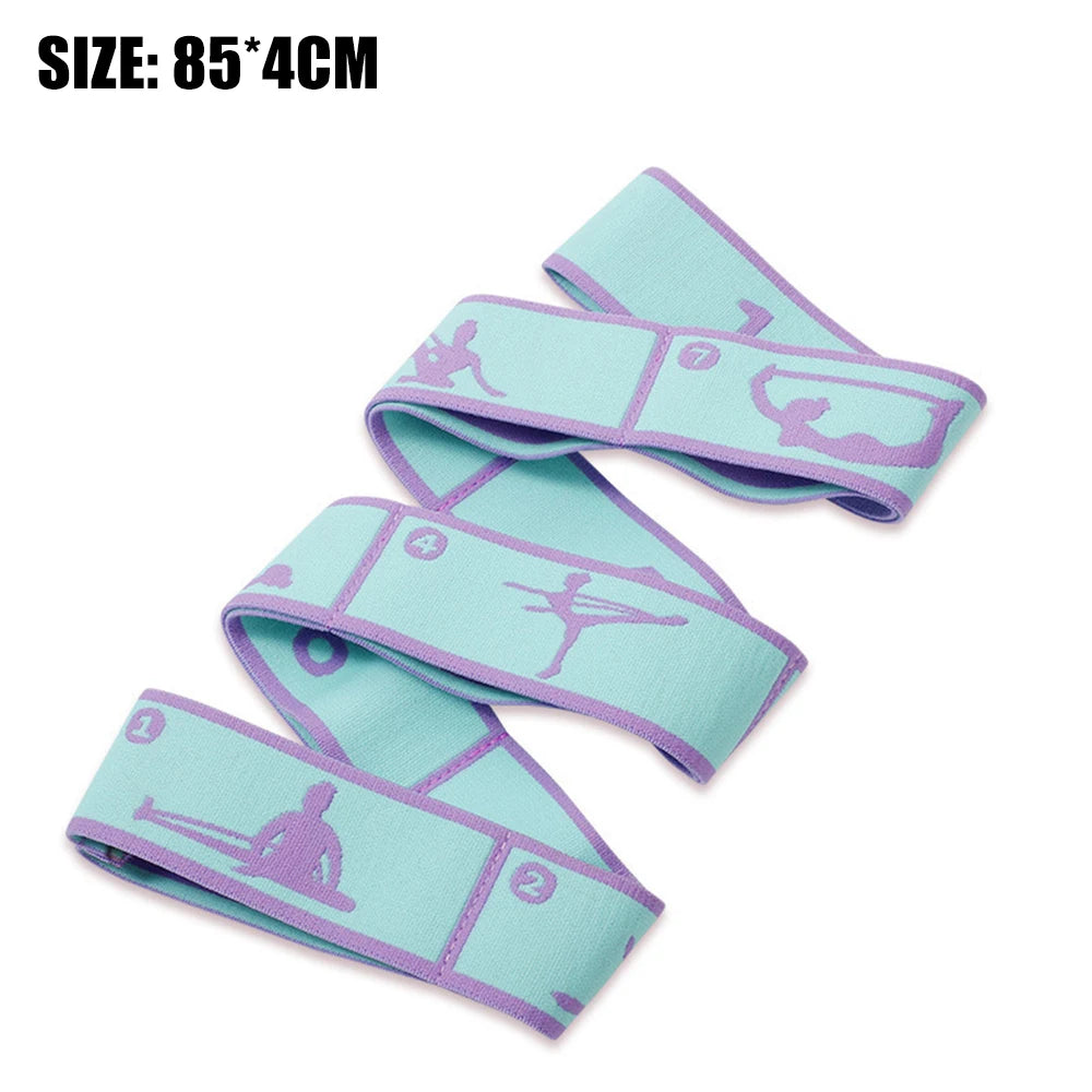 Elastic Resistance Band – Yoga Pilates Stretching Belt for Fitness