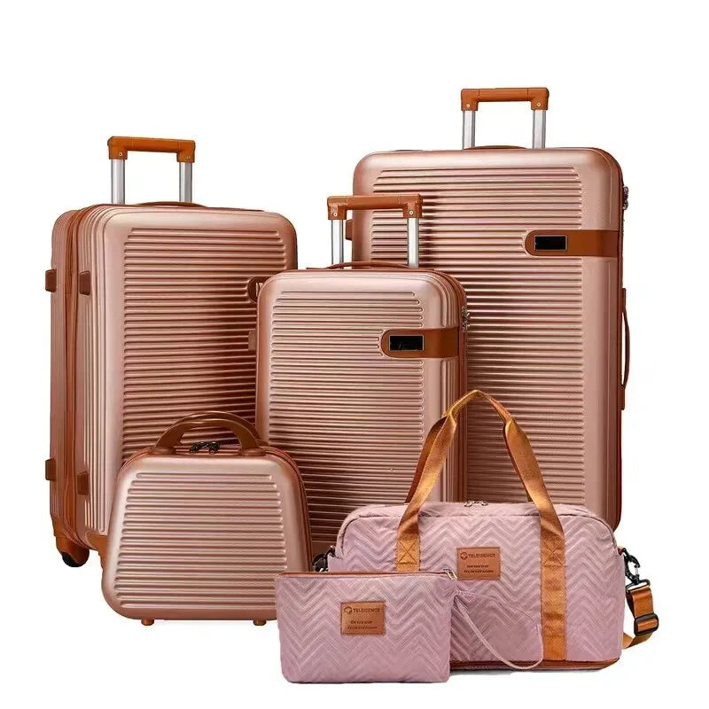 6-Piece Luggage Set with TSA Lock